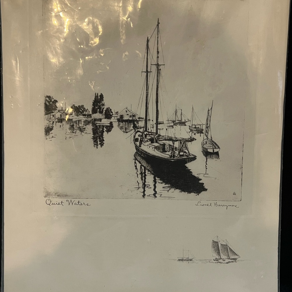 “Quiet Waters” by Lionel Barrymore